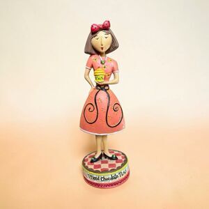 Dan DiPaolo "Girlfriends" Figurine - "I Need Chocolate Now" 6" Carson 19838
